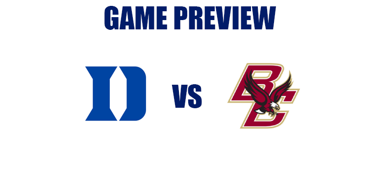 Game Preview by @RandyDunson – Duke Blue Devils vs. Boston College Eagles