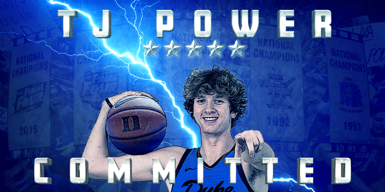 10th Best Recruiter Powers Up: Coveted Forward TJ Power Commits to the Blue Devils