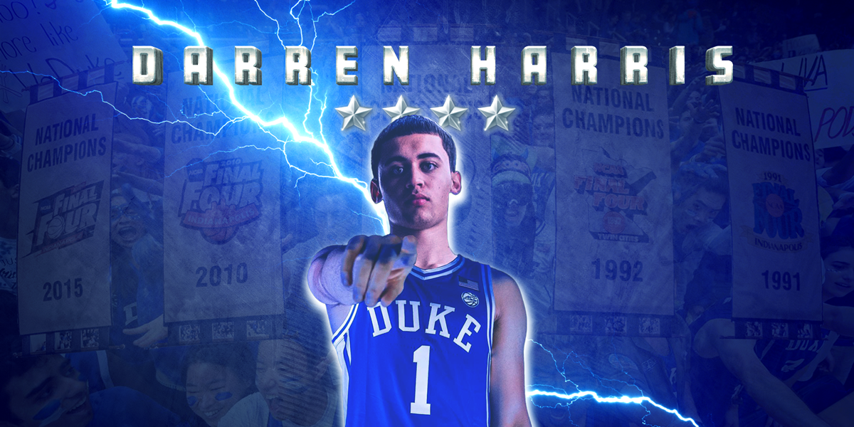 Sharpshooter Darren Harris Commits to Duke
