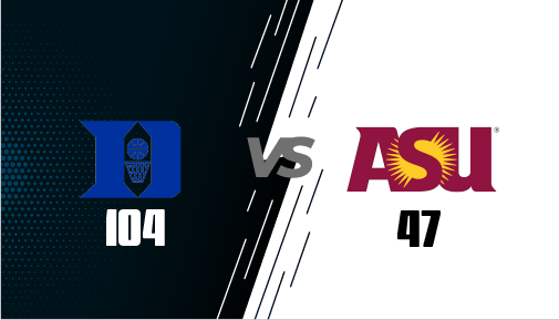 Blue Devils Blast The Sun Devils in Exhibition 103-47