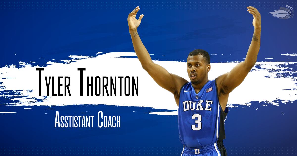 Duke Adds to Coaching Staff in Former Blue Devil Tyler Thornton