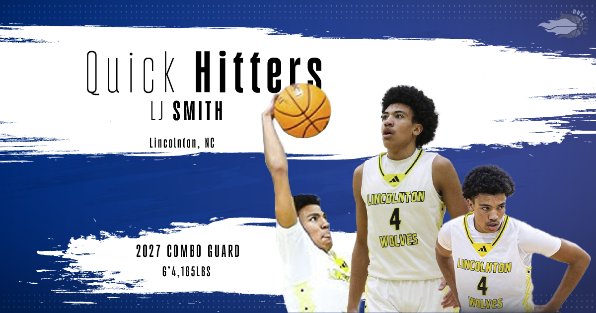 Quick Hitters: 2027 Guard LJ Smith