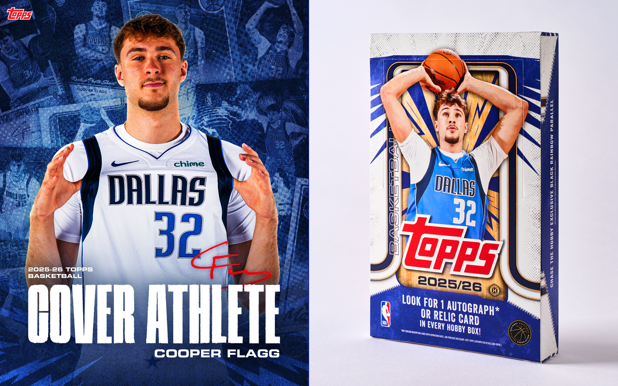 Topps Announces Cooper Flagg as 2025-26 Topps Basketball Cover Athlete!!